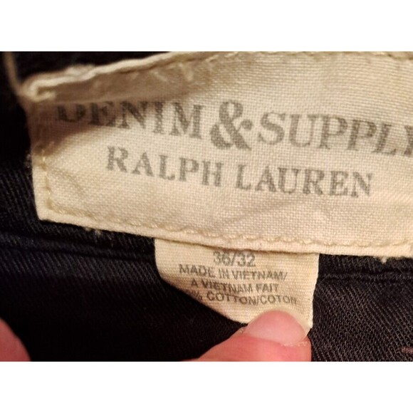 Denim & Supply Ralph Lauren Men's Chino Pants L32 X W36 Green with Pockets - Picture 8 of 10